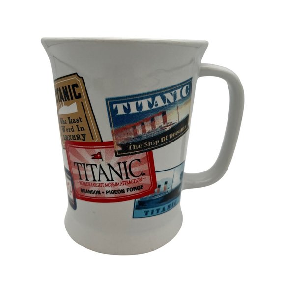 Titanic Museum Tall Coffee Mug - Branson / Pigeon Forge - 4.5" Tall - Picture 3 of 7